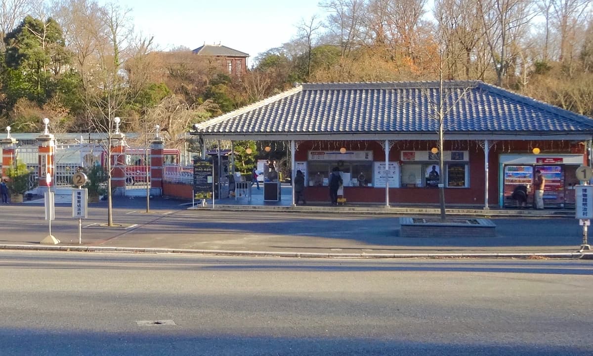 Main gate of Museum Meiji-mura in Inuyama, Aichi — the entrance to the open-air museum hosting the Demon Slayer × Meiji-mura Spring 2026 collaboration