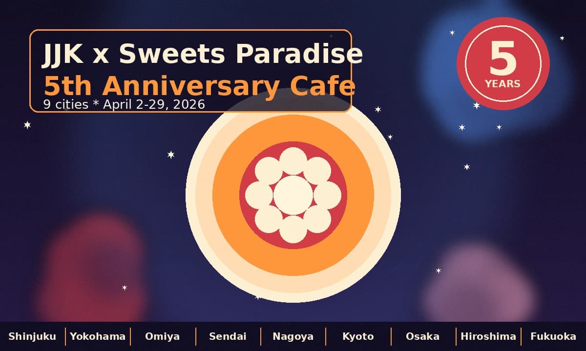 JJK Sweets Paradise 2026: 9-Store Complete Guide