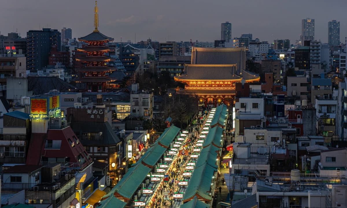 Sensoji Temple in Asakusa Tokyo a famous anime pilgrimage location