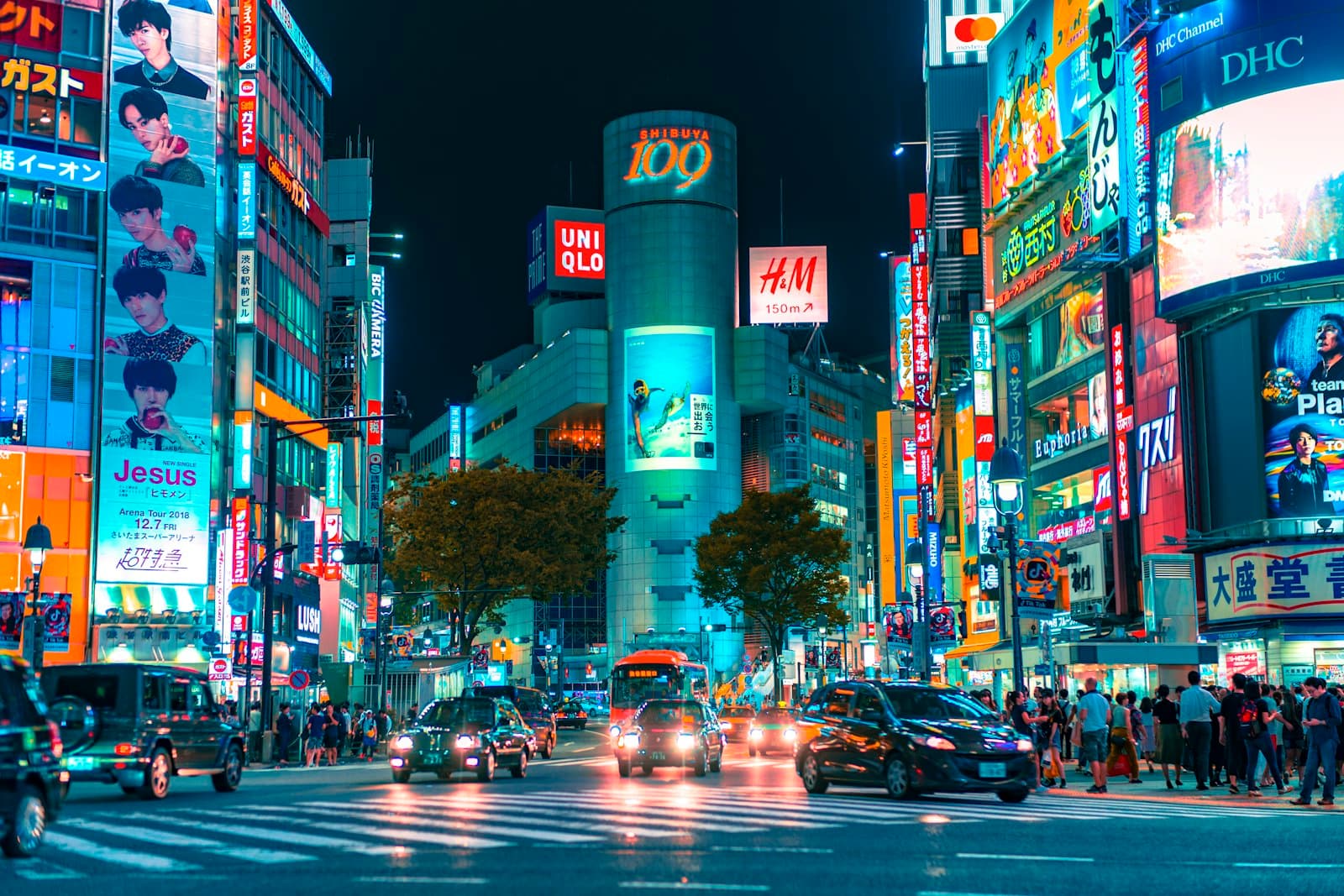 Quiet Tokyo residential alley at dusk with soft streetlamps, the slice-of-life aesthetic anime fans recognize instantly