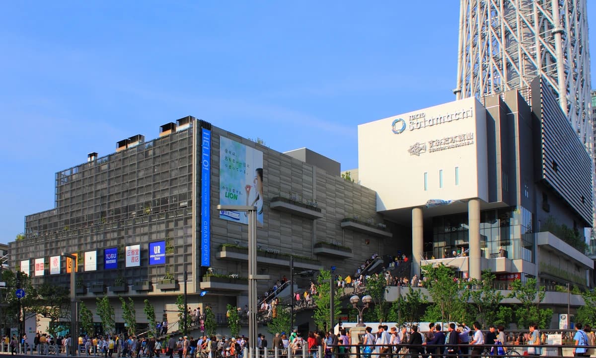 Tokyo Solamachi at Skytree Town — home of the Mugiwara Store flagship
