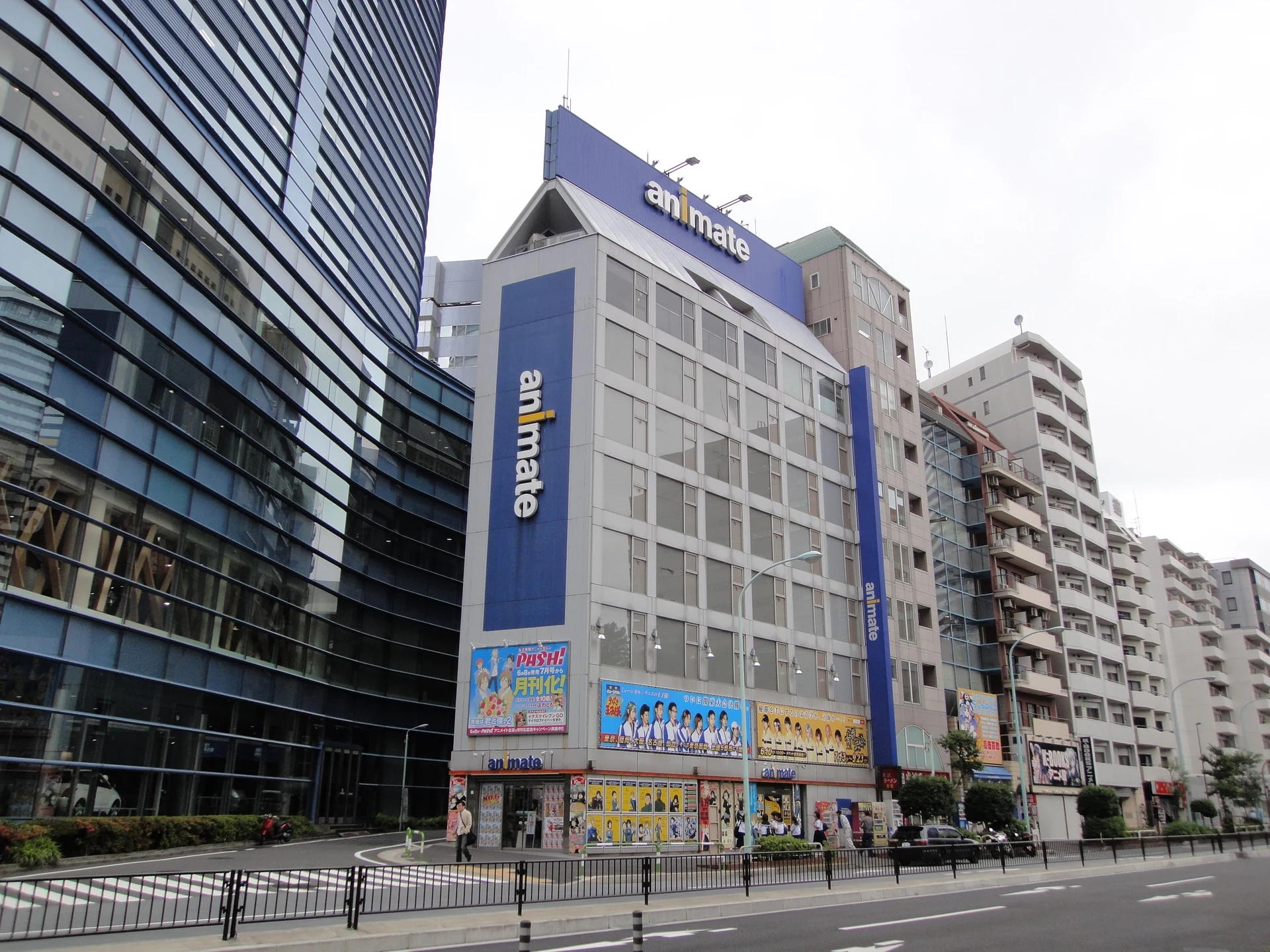 Animate Ikebukuro main store, anchor of the Otome Road anime merch district near the FamilyMart collab store