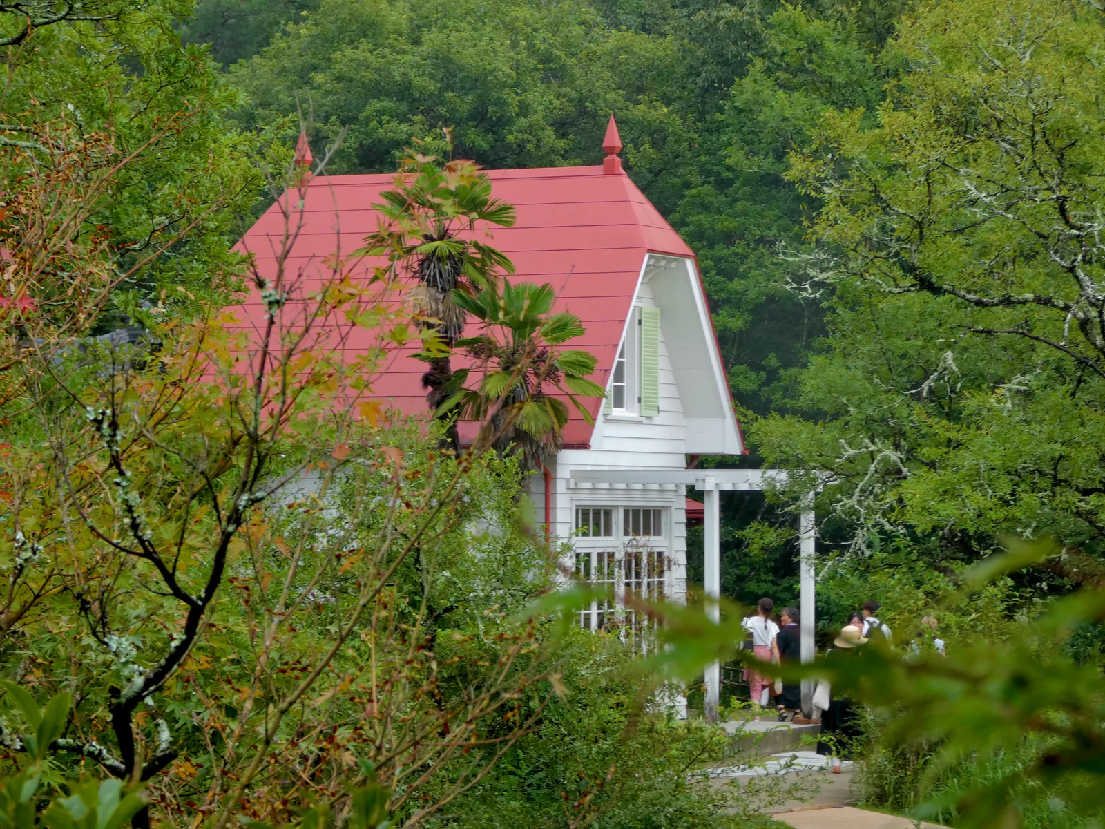 Satsuki and Mei's House (My Neighbor Totoro) seen from afar at Ghibli Park, Nagakute Aichi