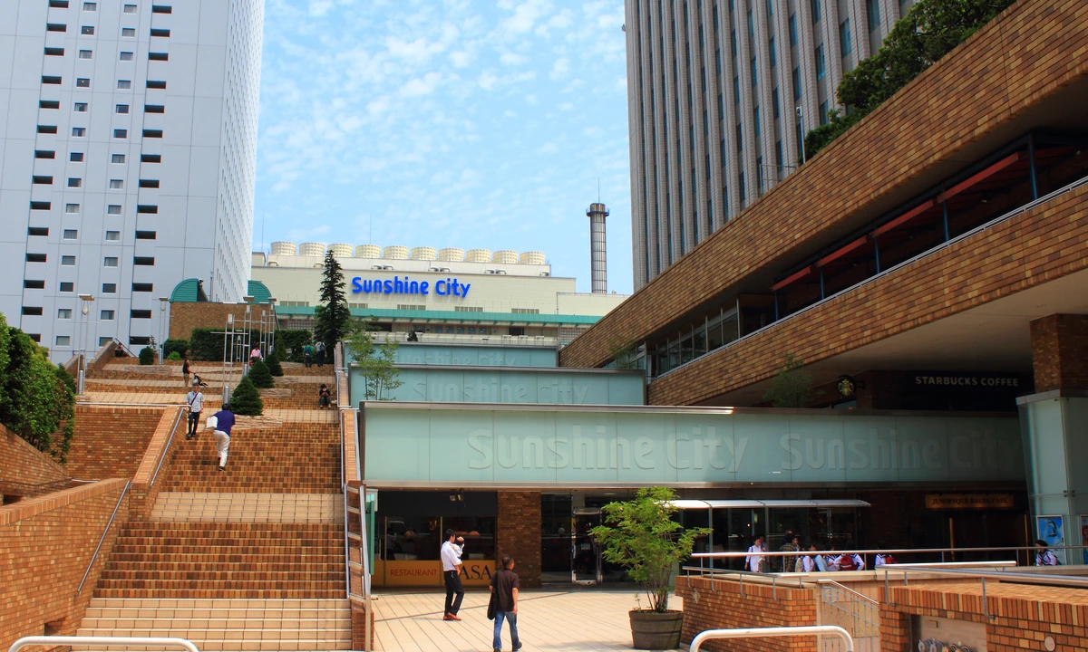 Sunshine City complex in Ikebukuro — the anchor landmark of Tokyo's east-side anime district