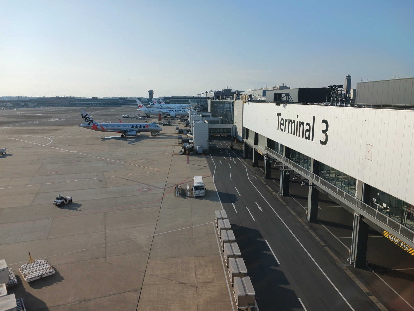 Narita International Airport Terminal 3 interior — where many travelers buy a last-minute travel insurance plan from the kiosks before departure