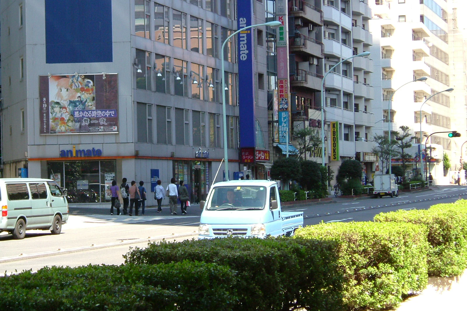 Otome Road in Ikebukuro near Animate flagship — the secondary anime shopping circuit, typically paired with Sunshine City stops on the Naruto Tokyo pilgrimage day