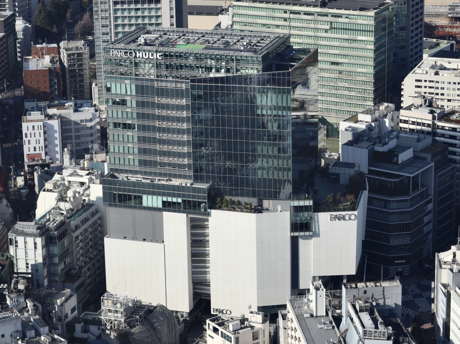 Shibuya PARCO Hulic Building, illustrative venue exterior view of the Shibuya pop culture shopping complex